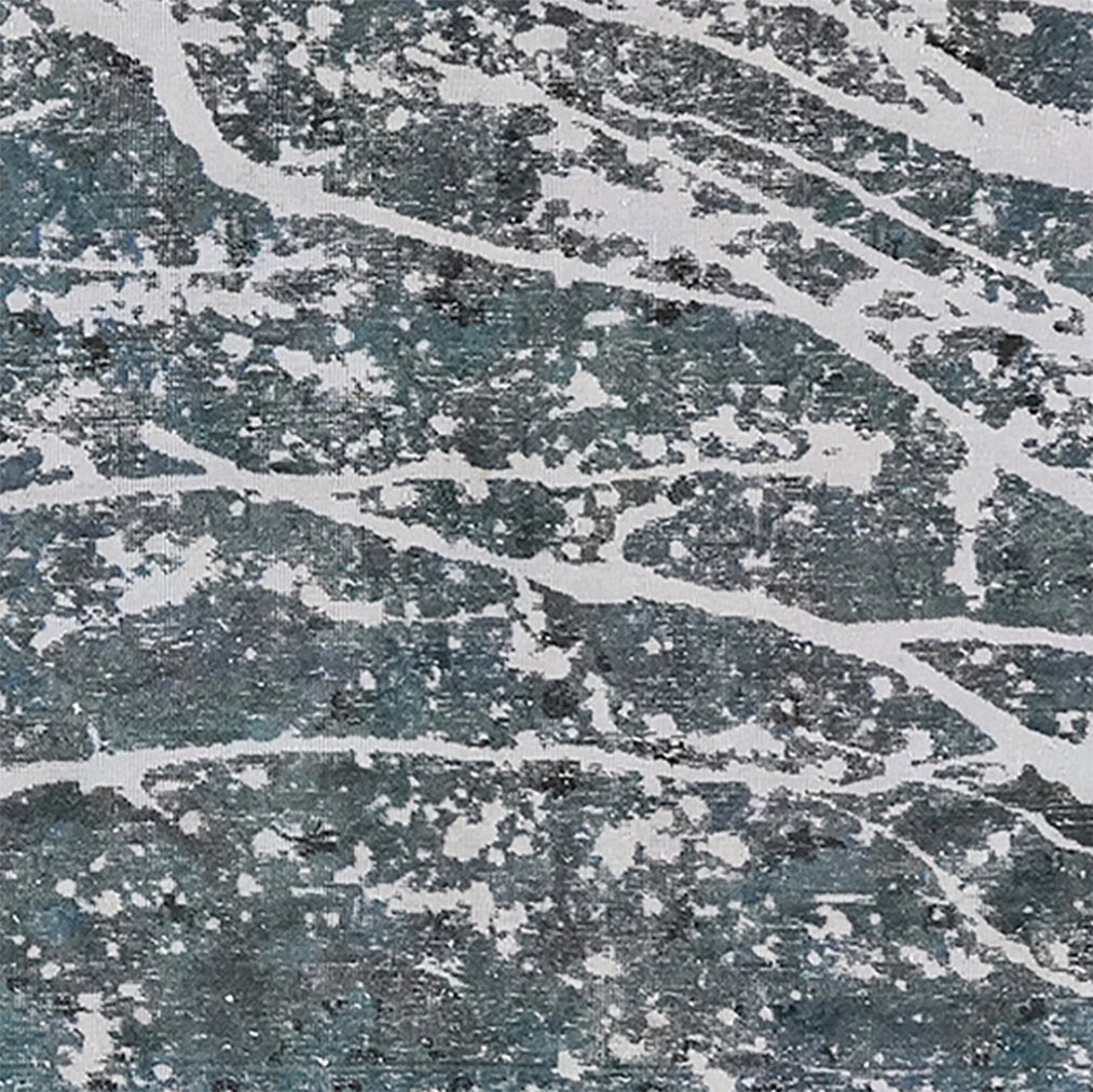 Vintage — Hand-knotted, 178x268 cm, Blue, 100% Virgin Wool | View 4