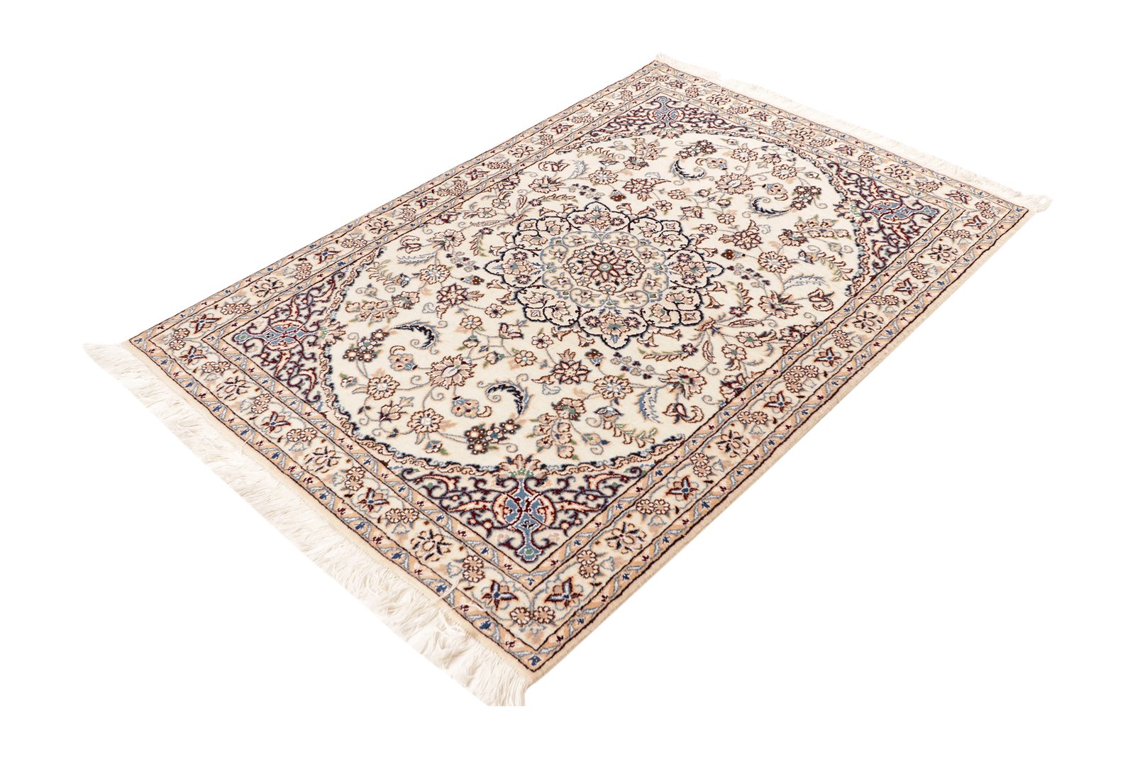 Nain 9La — Hand-knotted, 102x151 cm, Beige, 100% Virgin Wool | View 5