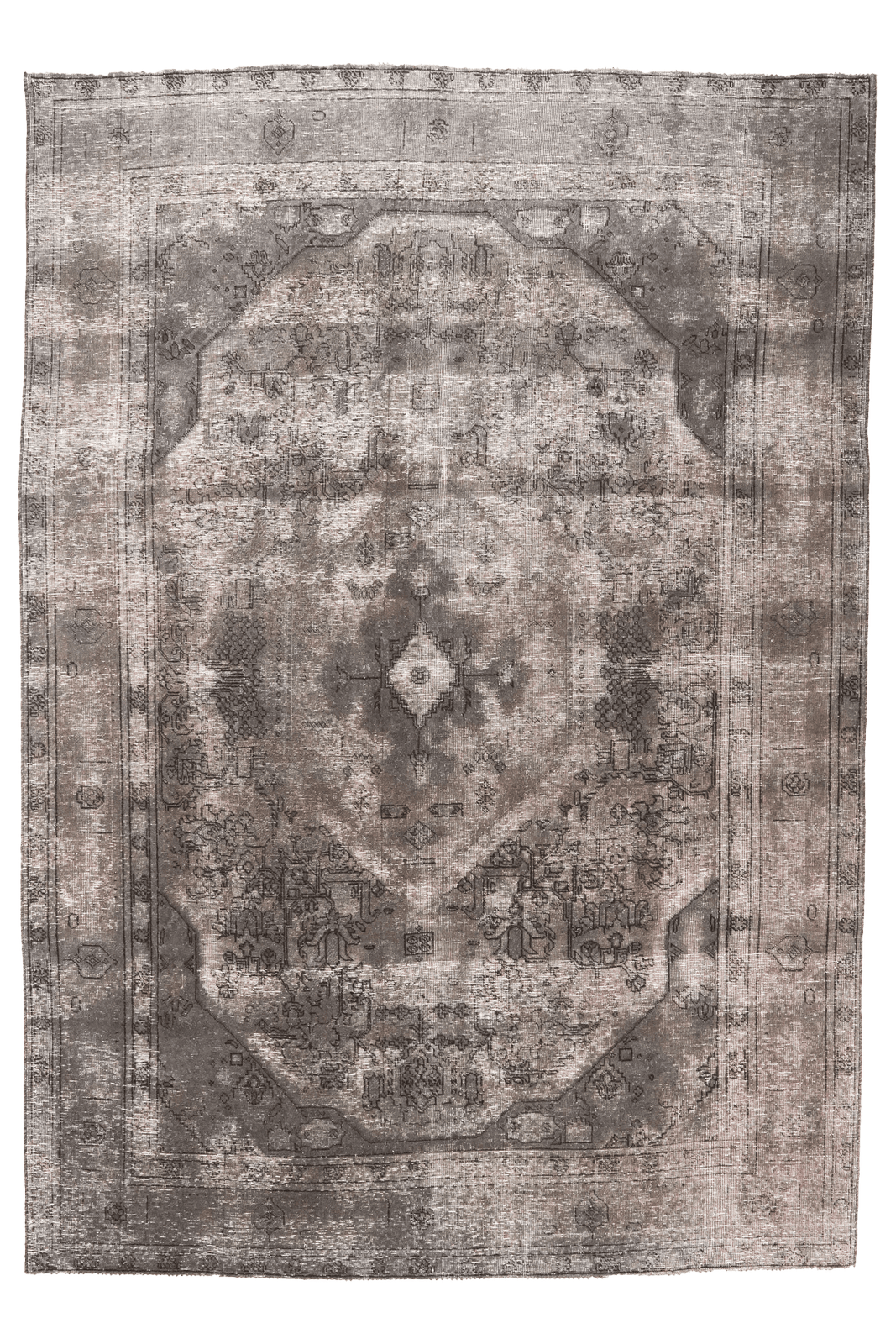 Vintage — Hand-knotted, 207x295 cm, Grey, 100% Virgin Wool | Main view