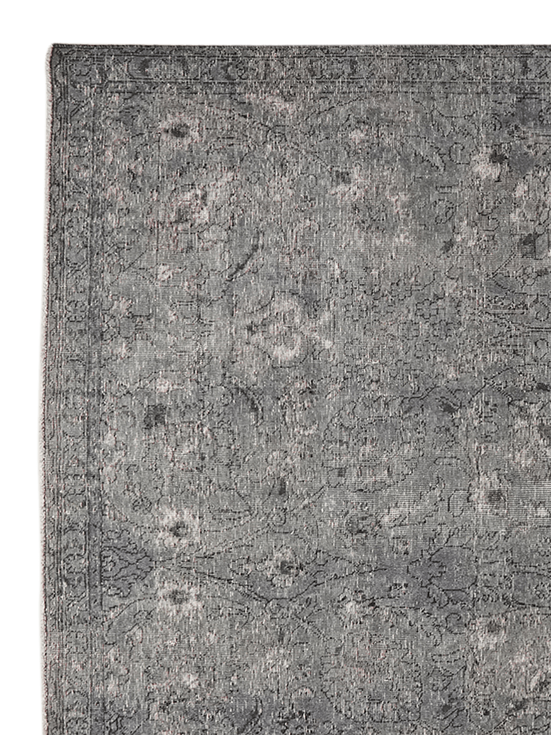 Vintage — Hand-knotted, 226x322 cm, Blue, 100% Virgin Wool | View 3