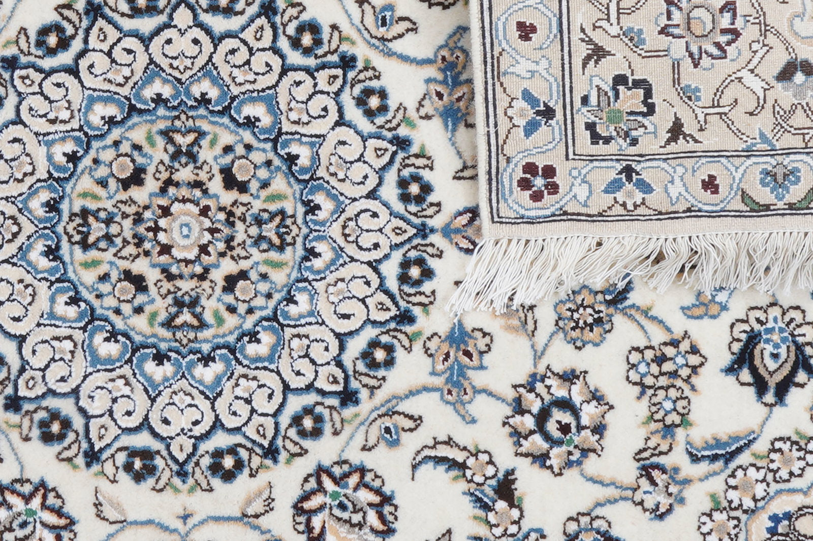 Nain 9La — Handgefertigt, 136x89 cm, Beige, 100% Virgin Wool | View 9