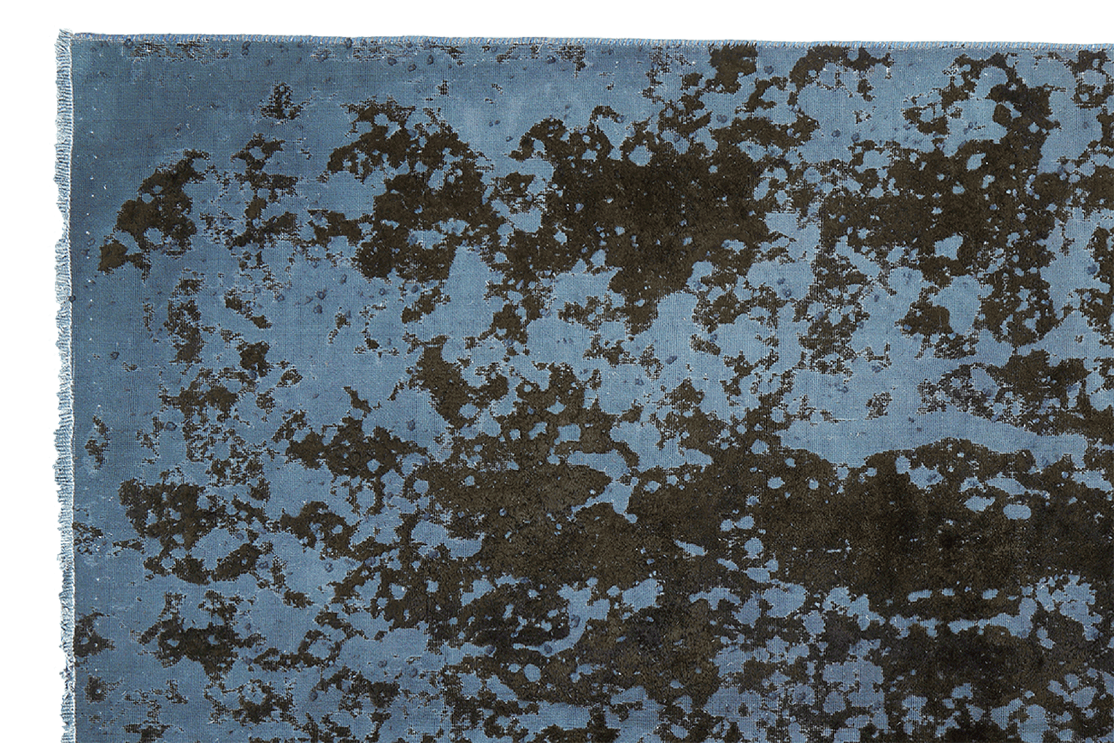 Vintage — Hand-knotted, 184x263 cm, Blue, 100% Virgin Wool | View 3