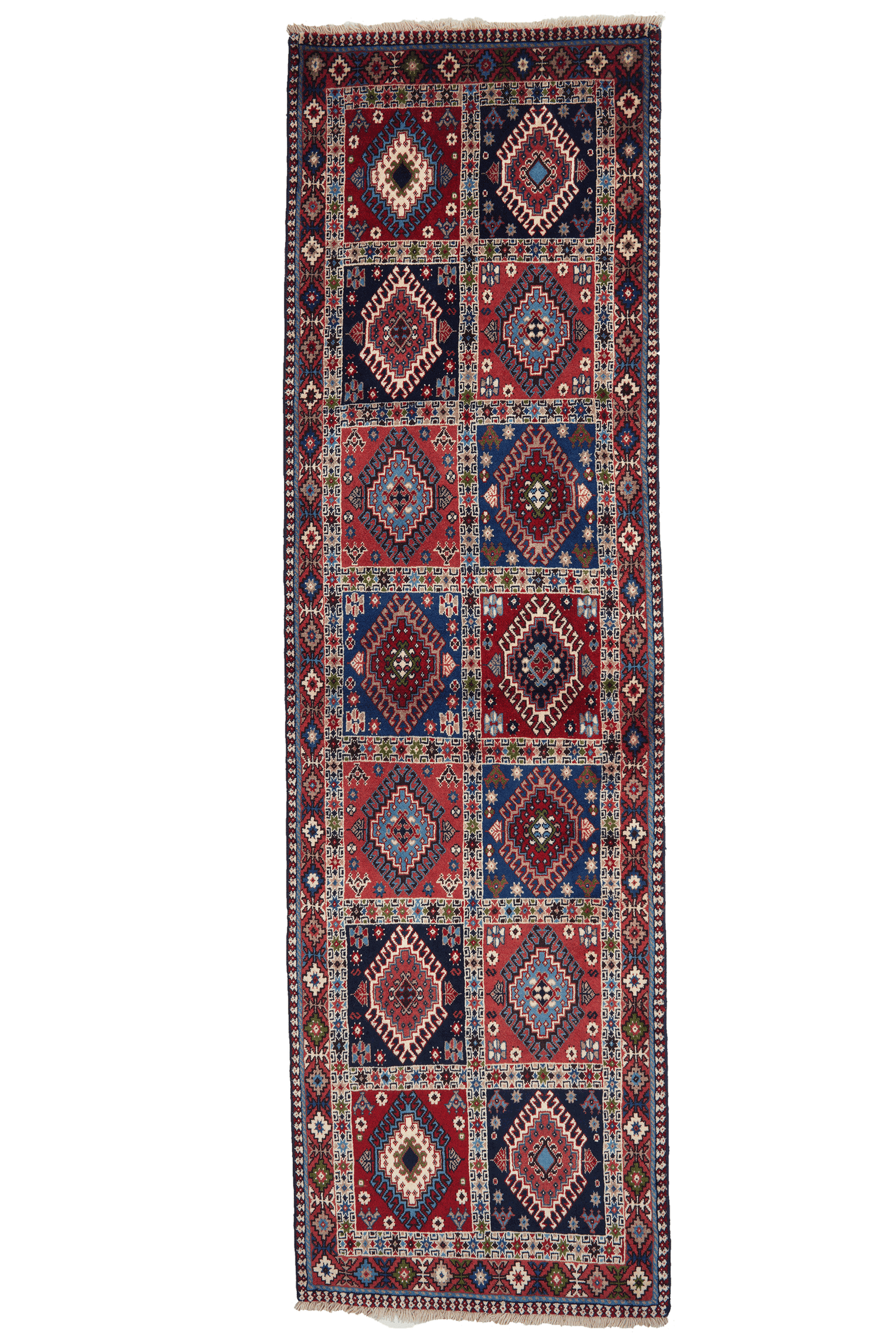 Yalameh — Hand-knotted, 83x285 cm, Multicolor, 100% Virgin Wool | Main view