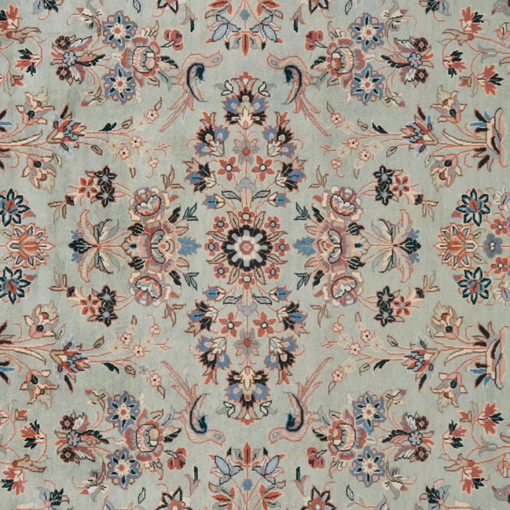Yazd — Hand-knotted, 199x292 cm, Green, 100% Virgin Wool | View 4