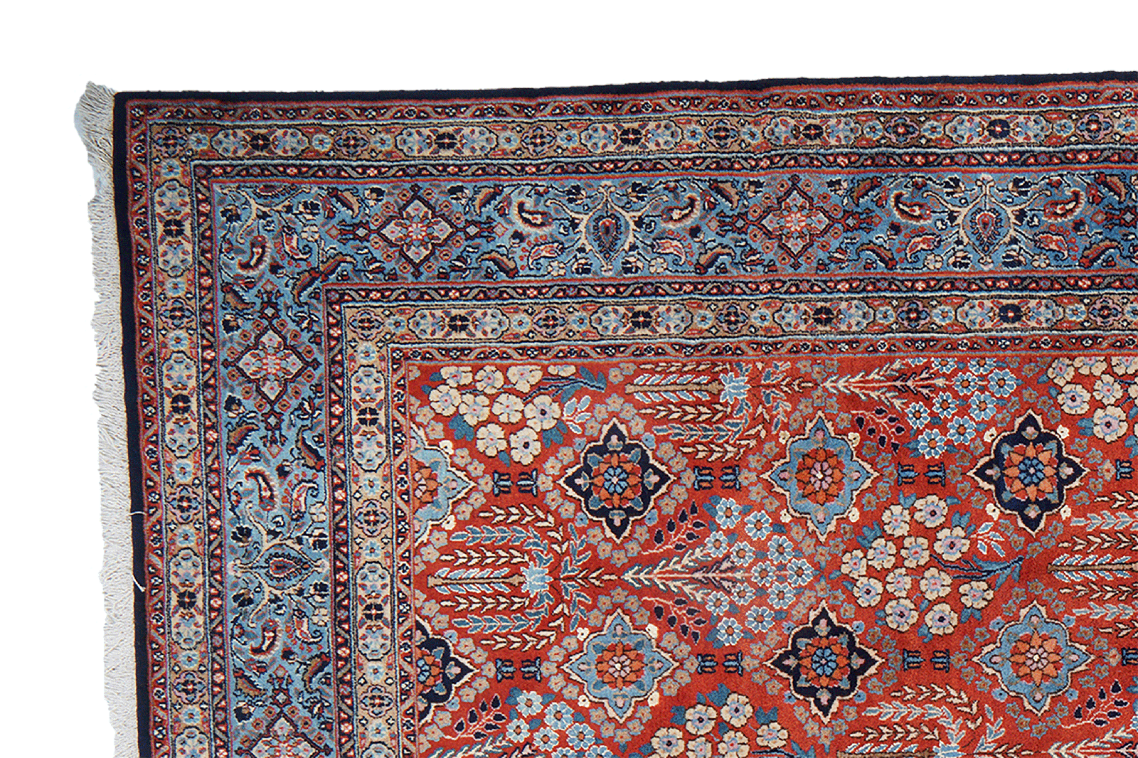 Moud — Hand-knotted, 201x303 cm, Red, 100% Virgin Wool | View 3