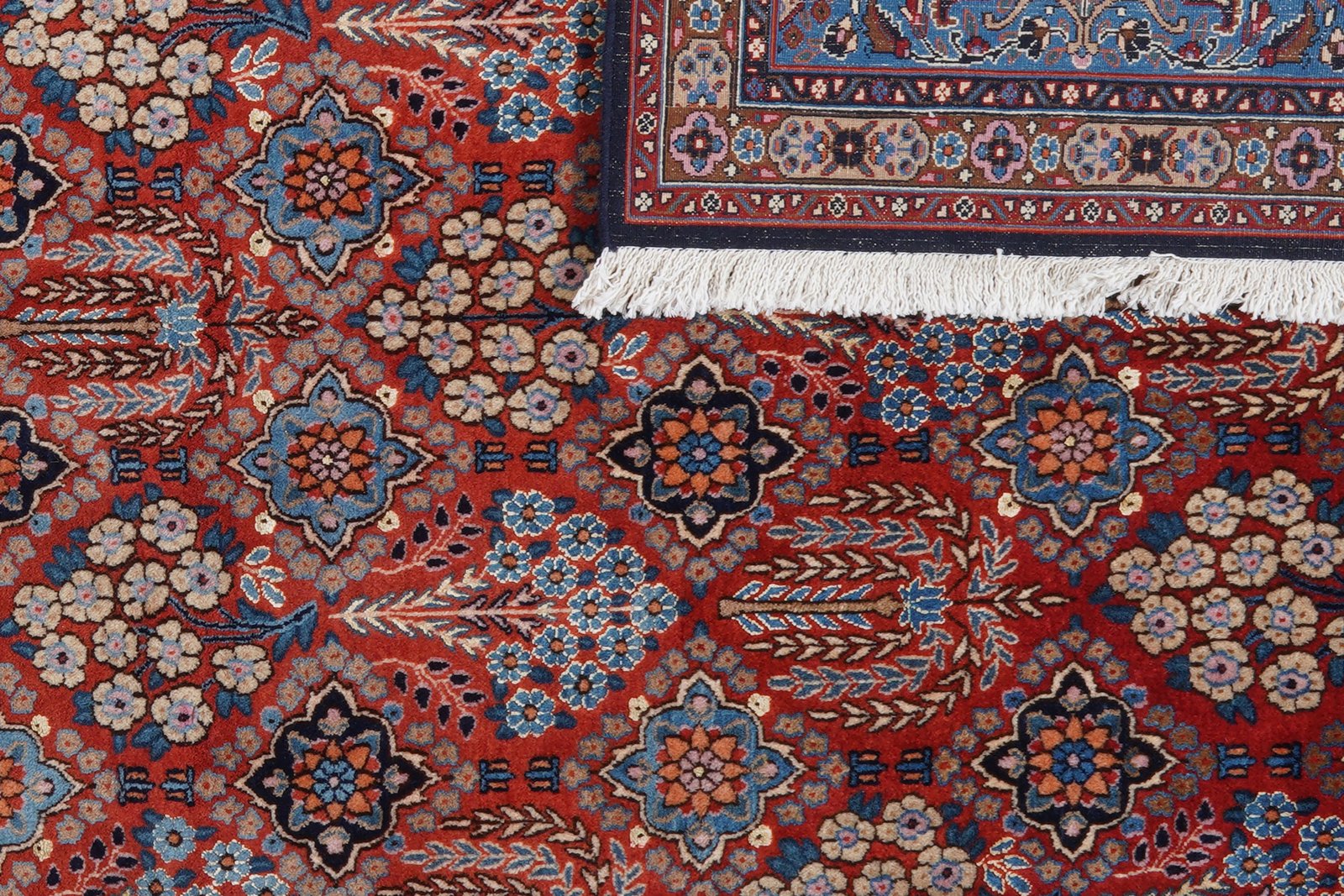 Moud — Hand-knotted, 201x303 cm, Red, 100% Virgin Wool | View 6