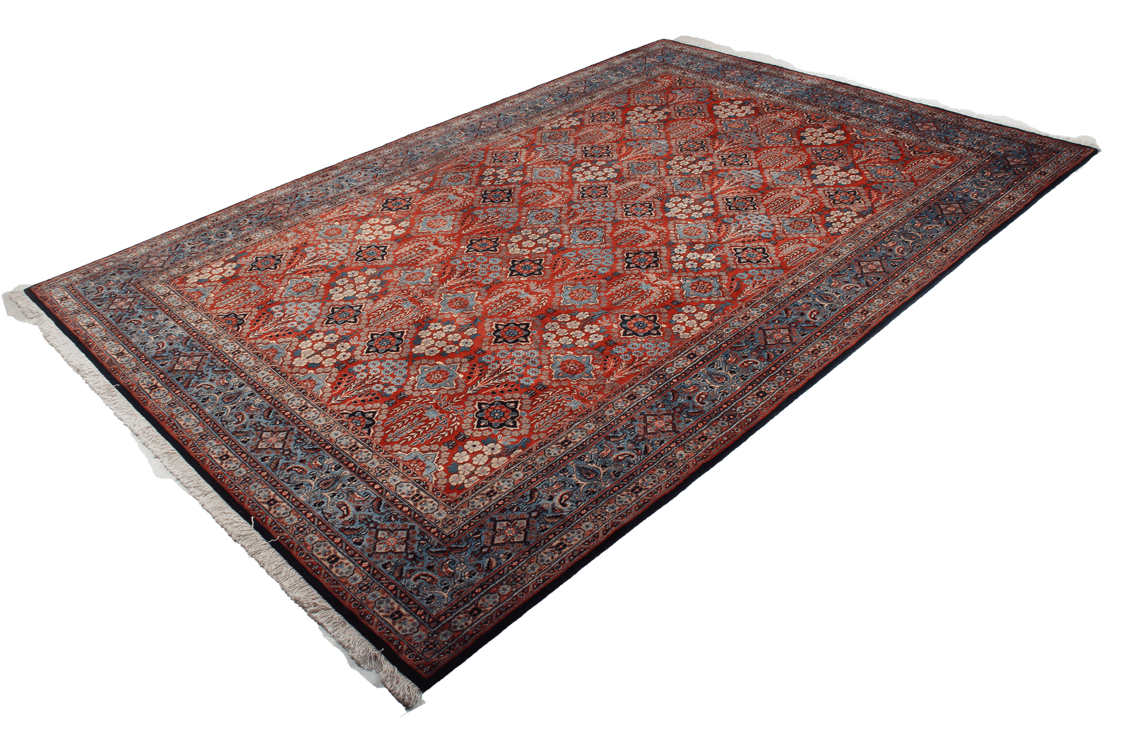 Moud — Hand-knotted, 201x303 cm, Red, 100% Virgin Wool | View 7