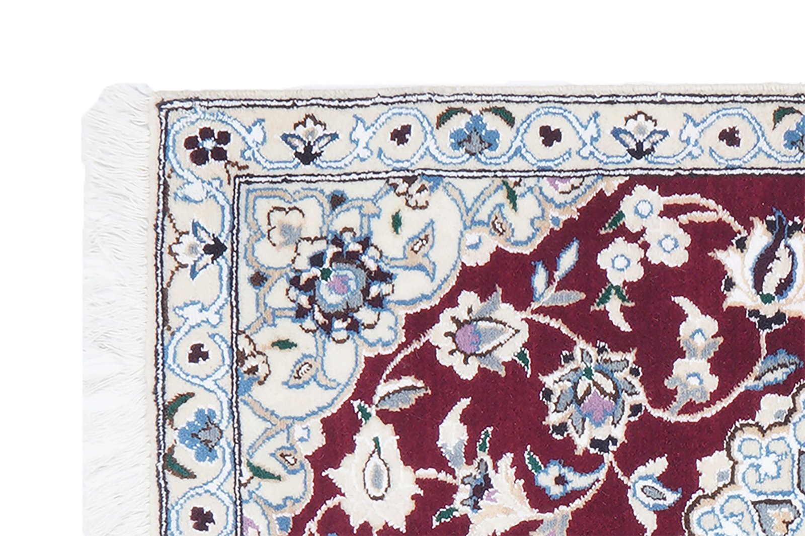 Nain 9La — Hand-knotted, 70x99 cm, Red, 100% Virgin Wool | View 3