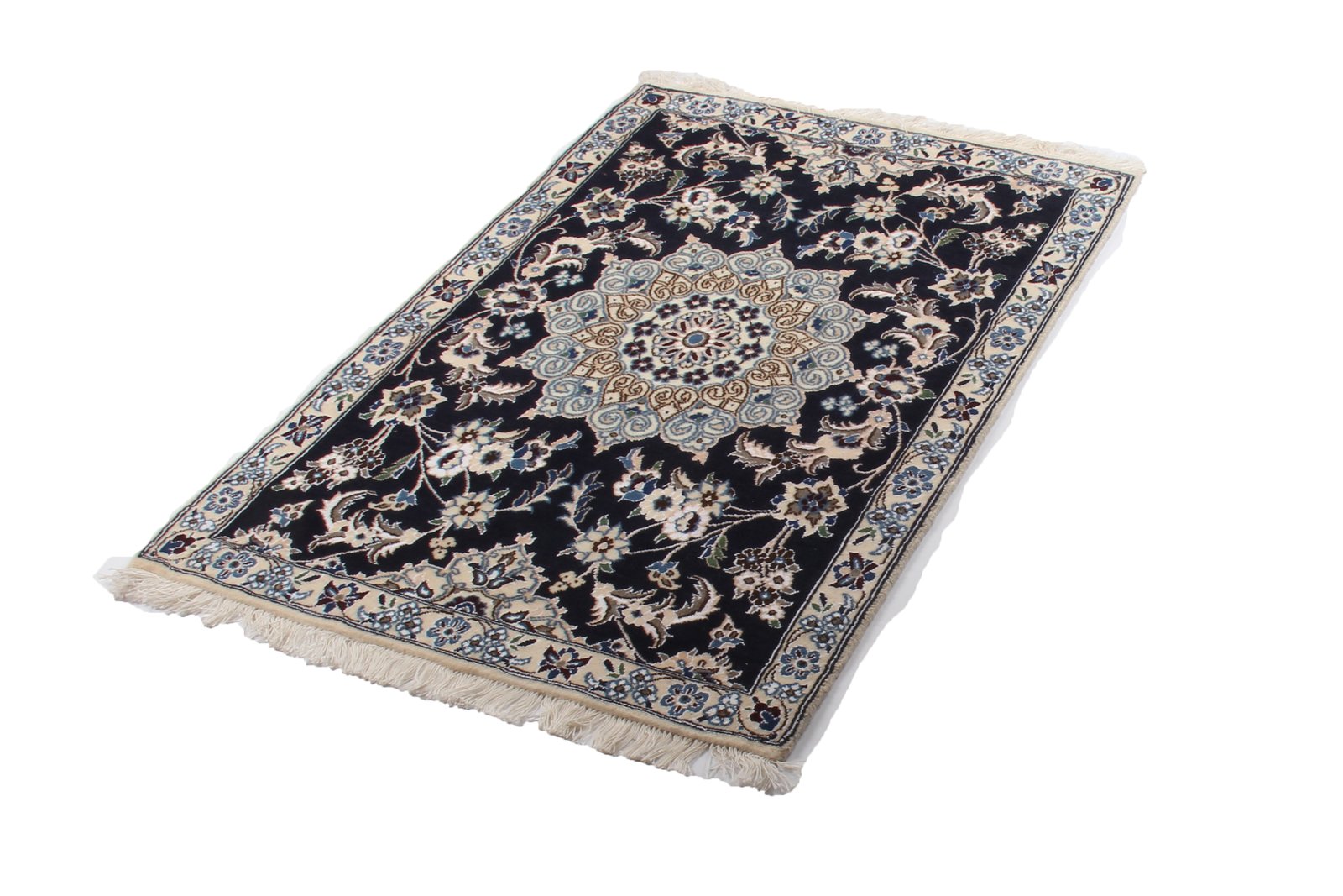 Nain 9La — Hand-knotted, 78x119 cm, Blue, 100% Virgin Wool | View 7