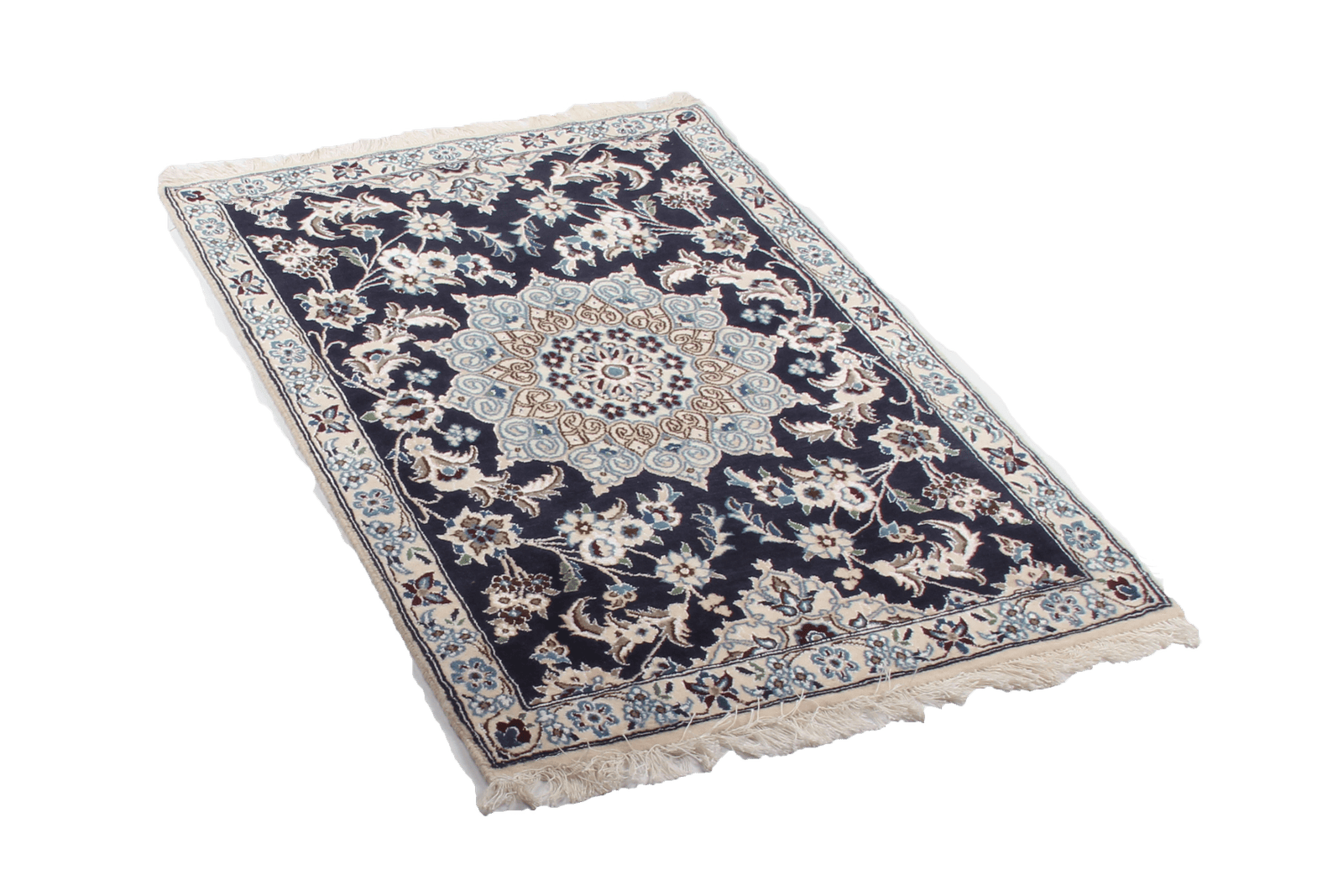 Nain 9La — Hand-knotted, 78x119 cm, Blue, 100% Virgin Wool | View 8