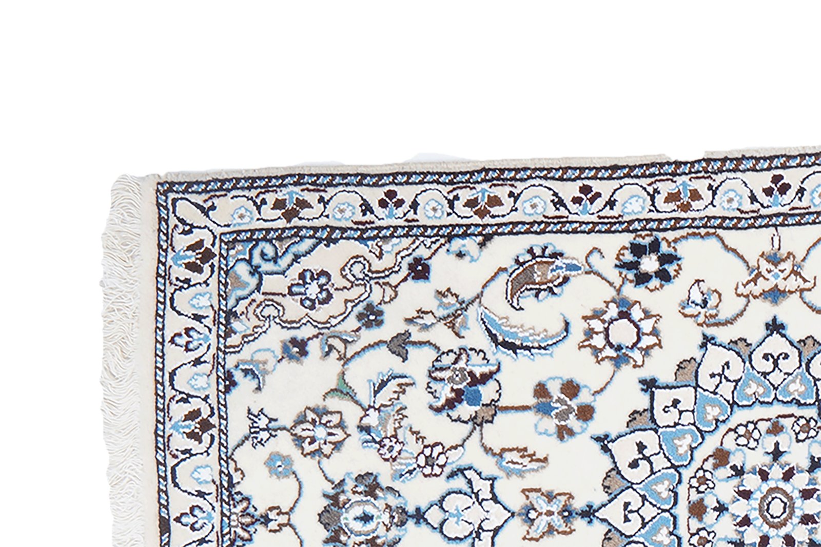 Nain 9La — Hand-knotted, 60x198 cm, Beige, 100% Virgin Wool | View 3