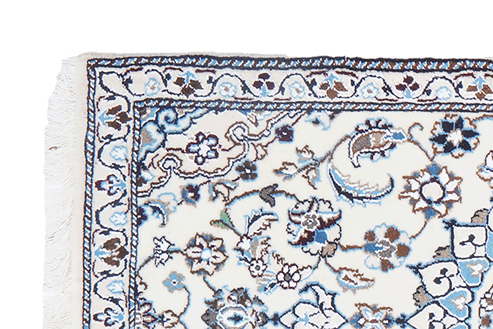 Nain 9La — Hand-knotted, 60x199 cm, Beige, 100% Virgin Wool | View 3