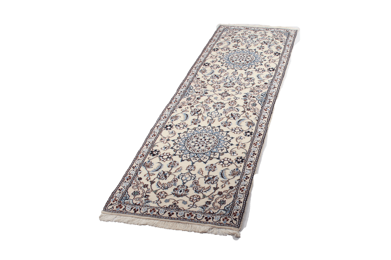 Nain 9La — Hand-knotted, 60x199 cm, Beige, 100% Virgin Wool | View 7