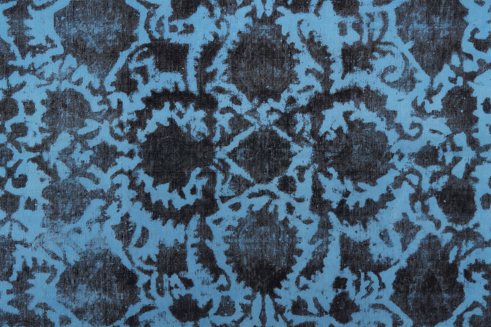 Vintage — Hand-knotted, 159x260 cm, Blue, 100% Virgin Wool | View 4