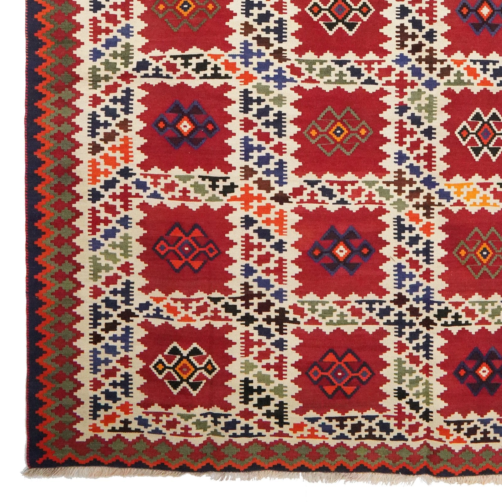 Kelim Gashgai Old — Handmade, 161x295 cm, Multicolor, 100% Virgin Wool | View 3