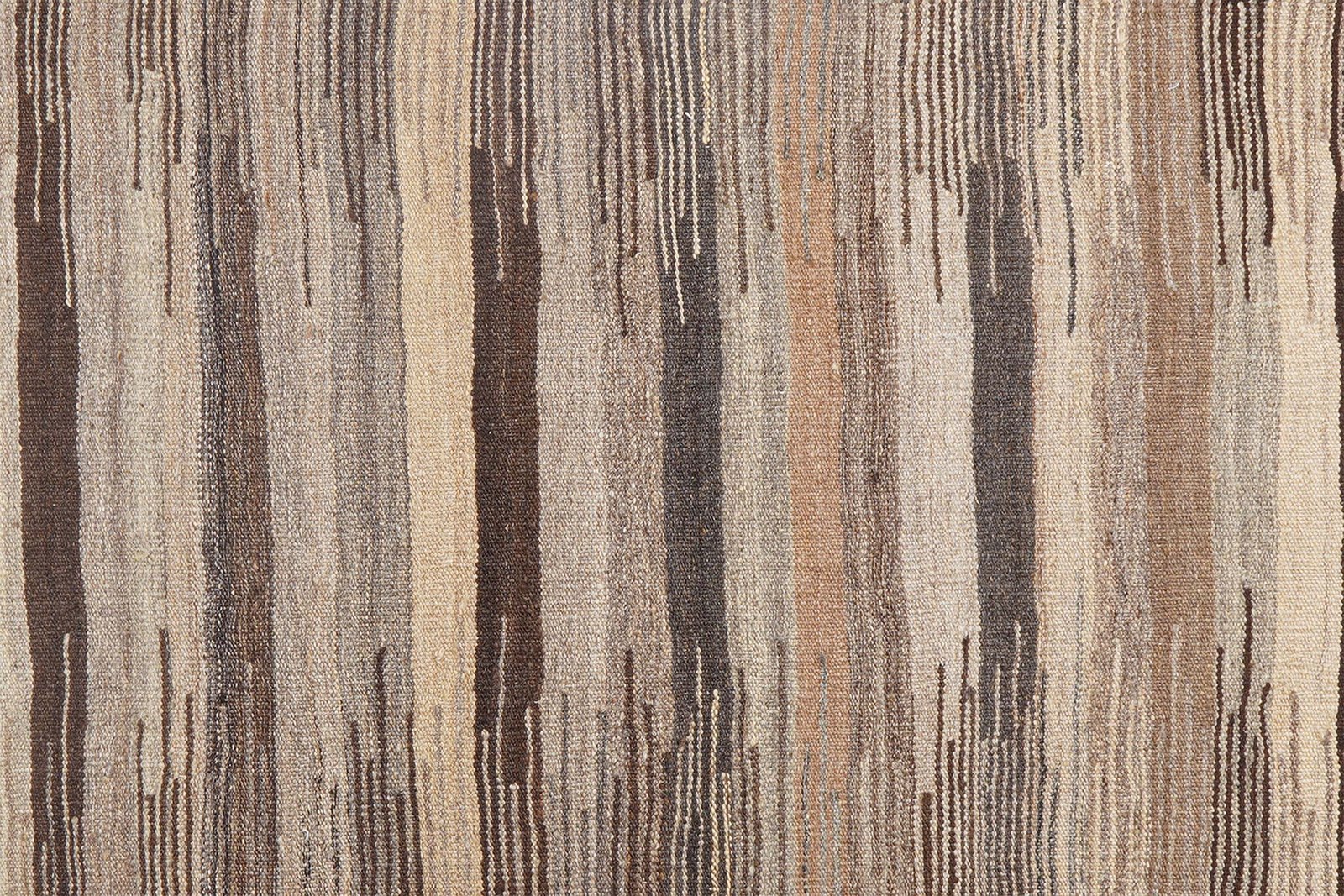 Kelim Gashgai — Handmade, 108x157 cm, Brown, 100% Virgin Wool | View 4