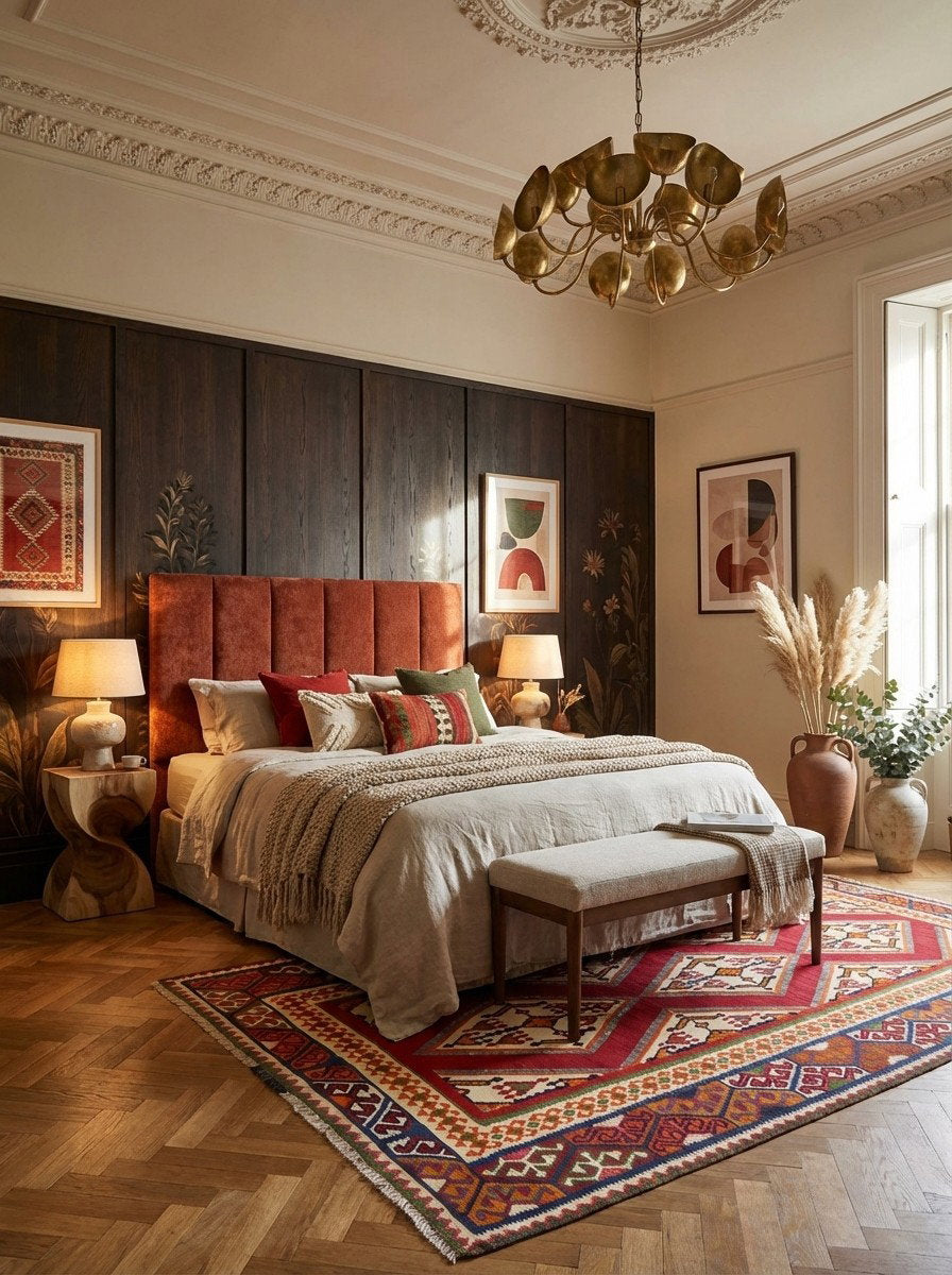 Kelim Gashgai Old — Handgefertigt, 308x166 cm, Bunt, 100% Virgin Wool | Back view