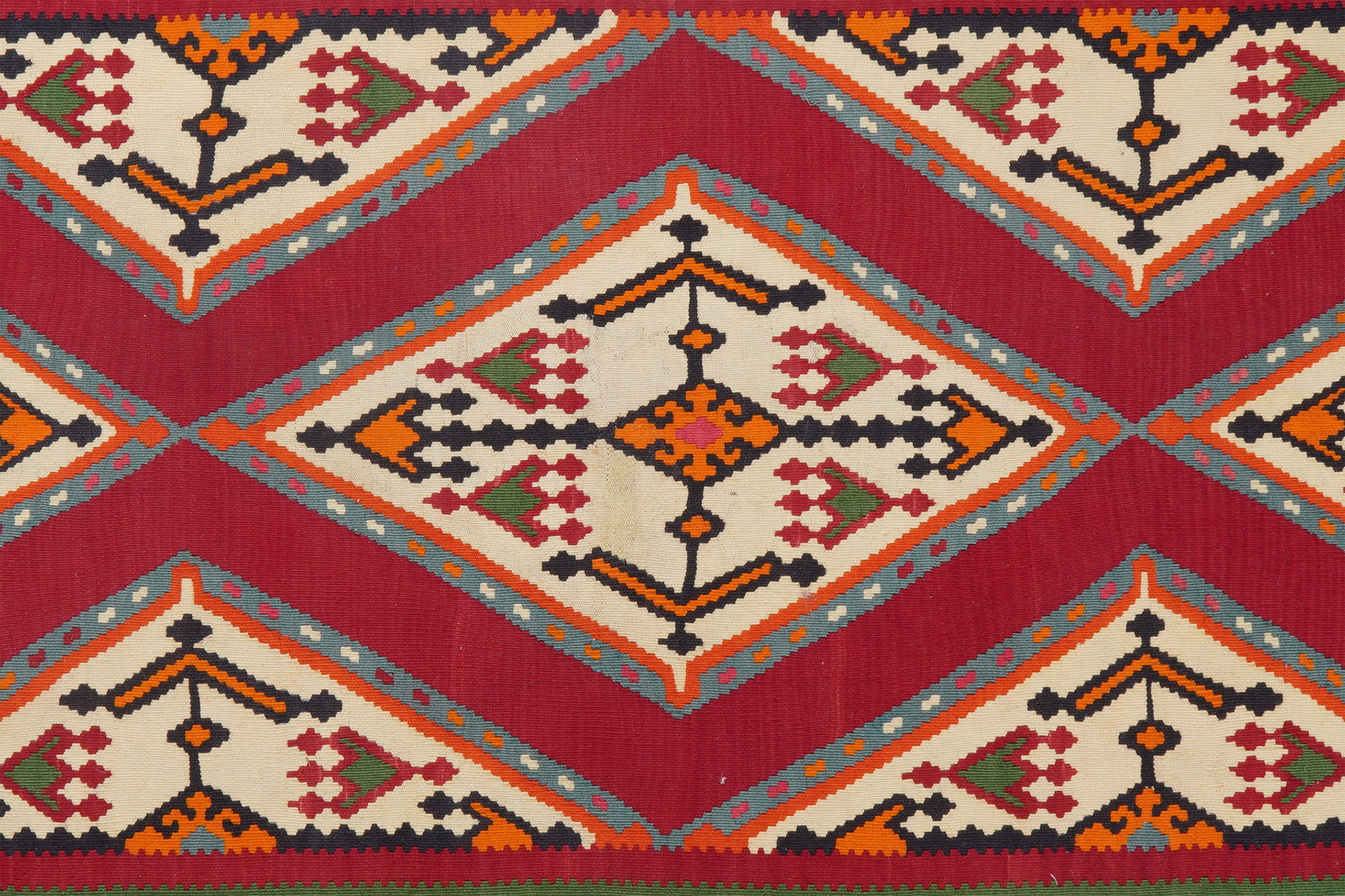 Kelim Gashgai Old — Handgefertigt, 308x166 cm, Bunt, 100% Virgin Wool | View 5