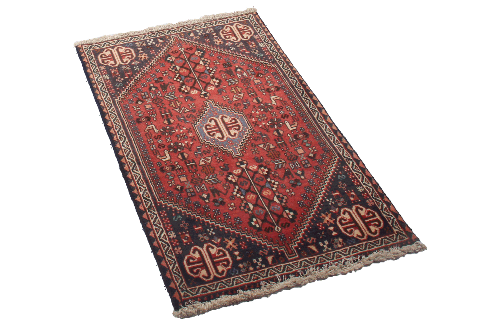 Abadeh — Handgefertigt, 99x59 cm, Beige, 100% Virgin Wool | View 5