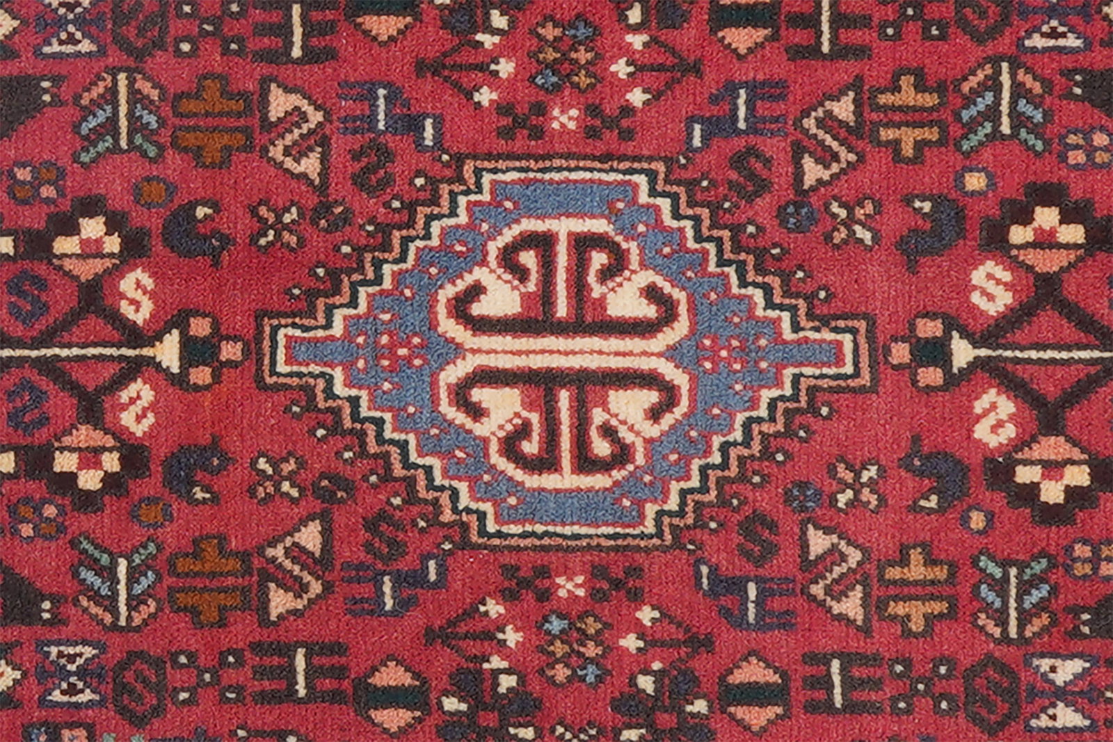 Abadeh — Handgefertigt, 99x59 cm, Beige, 100% Virgin Wool | View 7