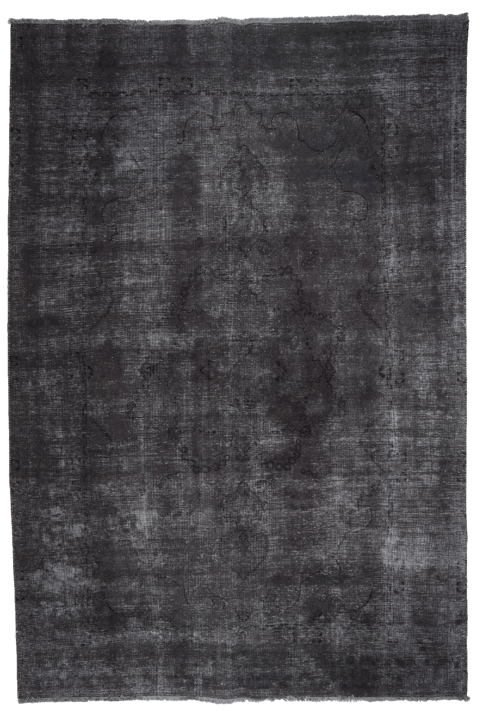 Vintage — Hand-knotted, 185x273 cm, Grey, 100% Virgin Wool | Main view