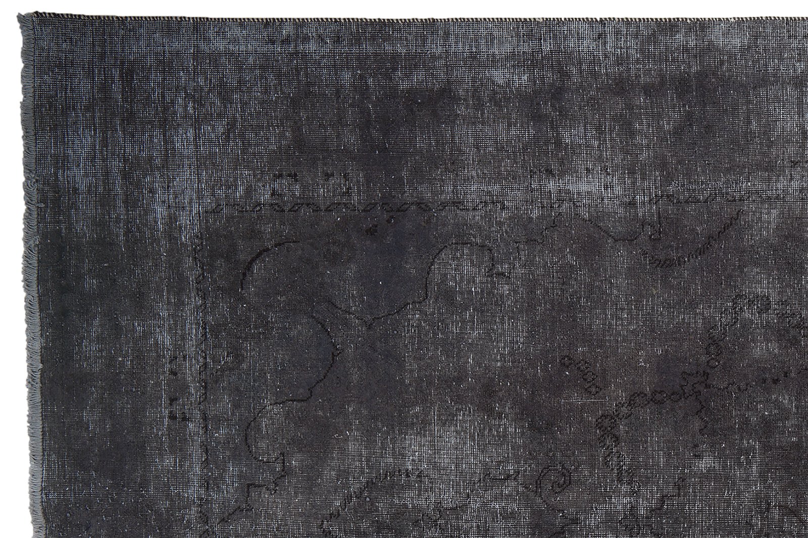 Vintage — Hand-knotted, 185x273 cm, Grey, 100% Virgin Wool | View 3