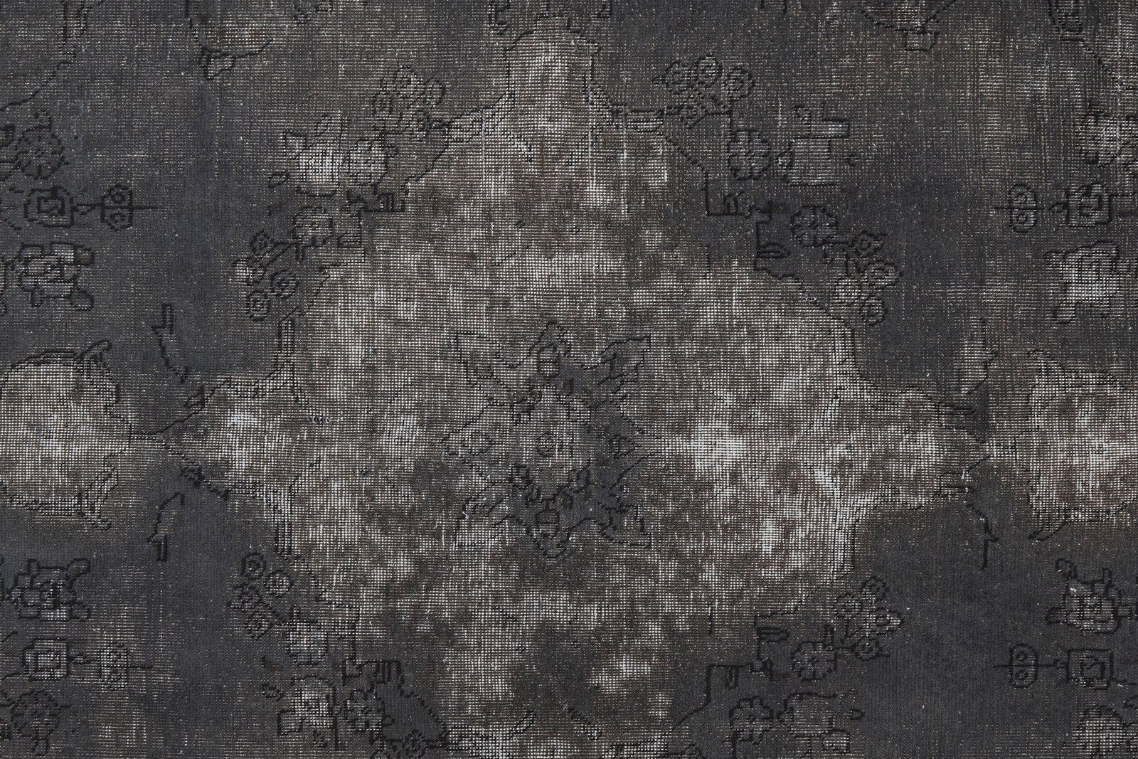 Vintage — Hand-knotted, 153x248 cm, Grey, 100% Virgin Wool | View 4