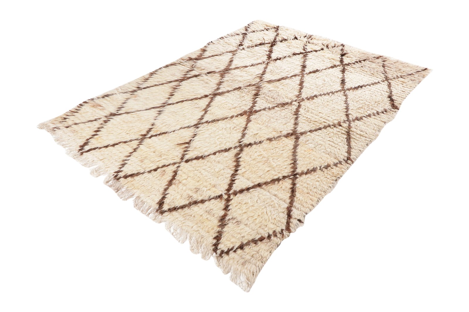 Gabbeh — Hand-knotted, 144x200 cm, Beige, 100% Virgin Wool | View 5