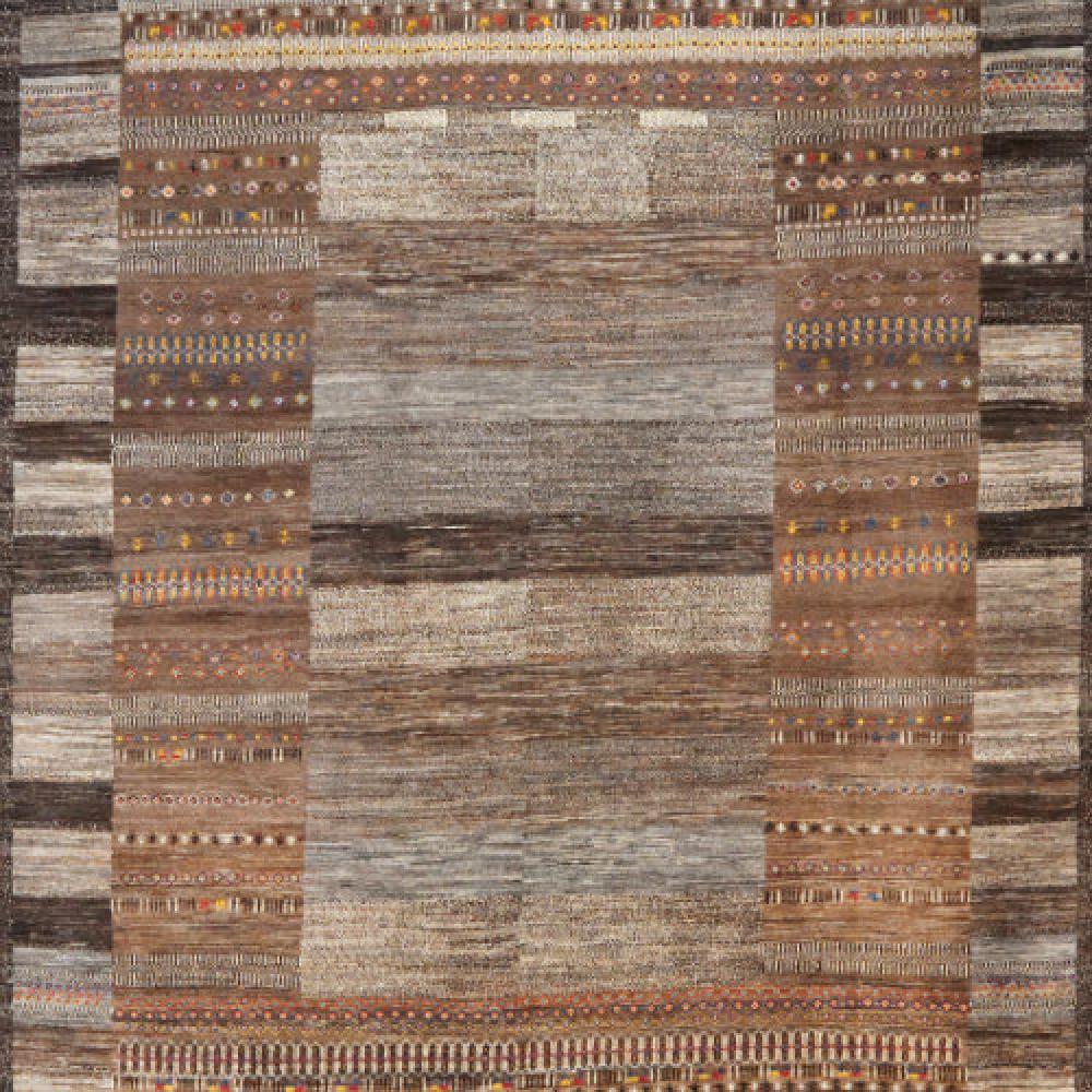 Rizbaf — Hand-knotted, 228x310 cm, Brown, 100% Virgin Wool | View 4
