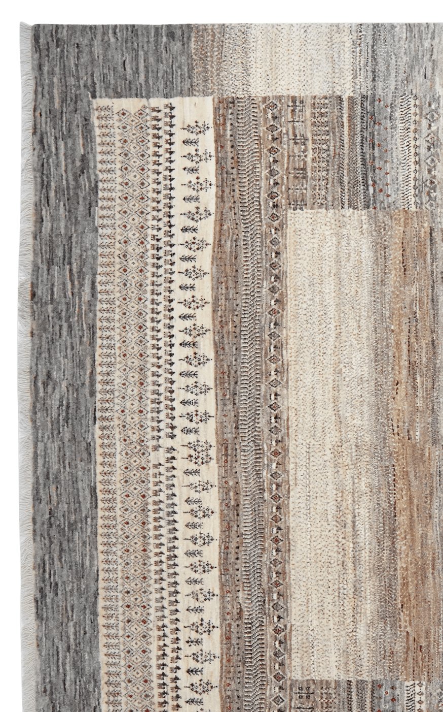 Rizbaf — Hand-knotted, 224x310 cm, Beige, 100% Virgin Wool | View 3