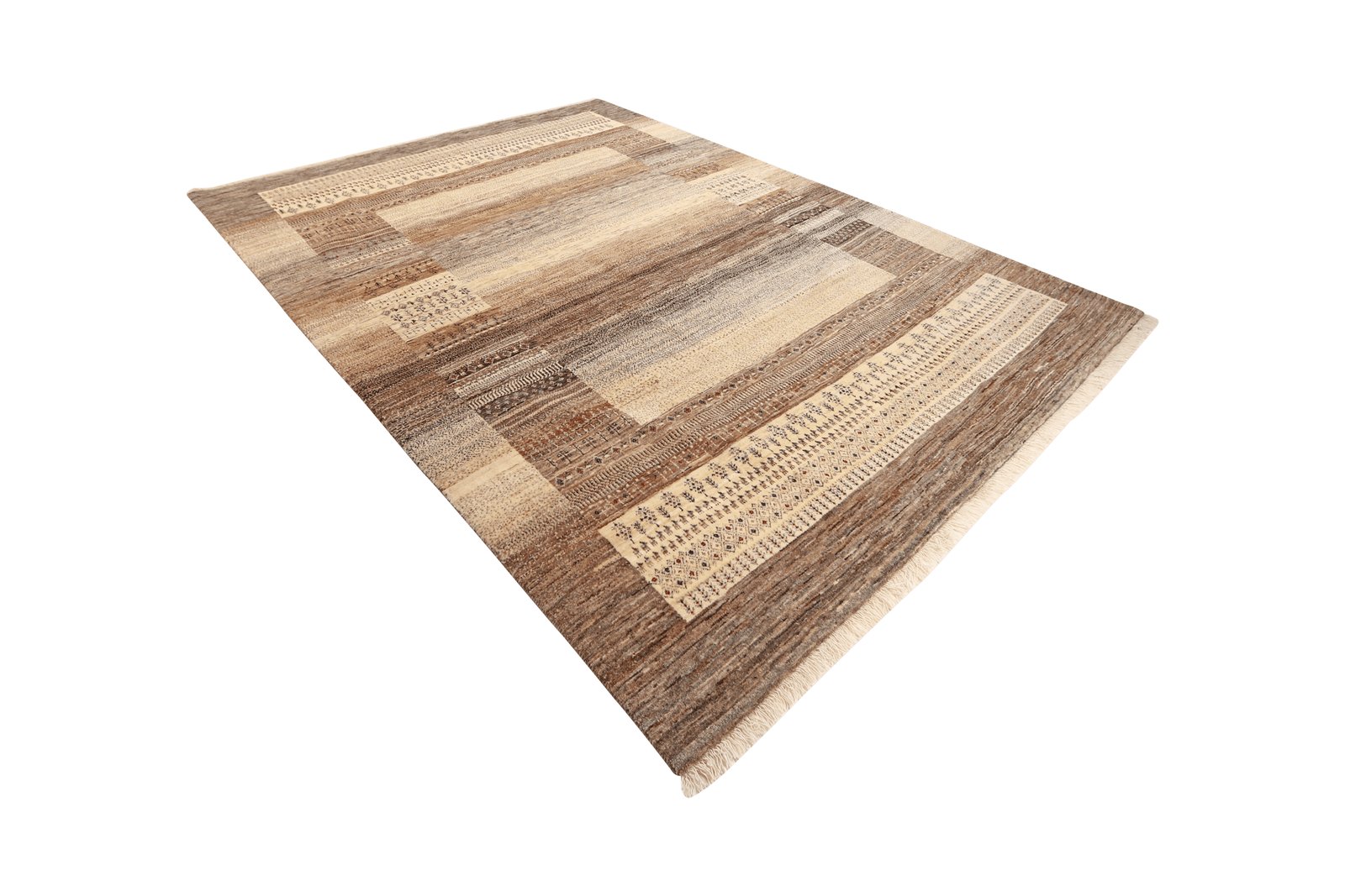Rizbaf — Hand-knotted, 224x310 cm, Beige, 100% Virgin Wool | View 5
