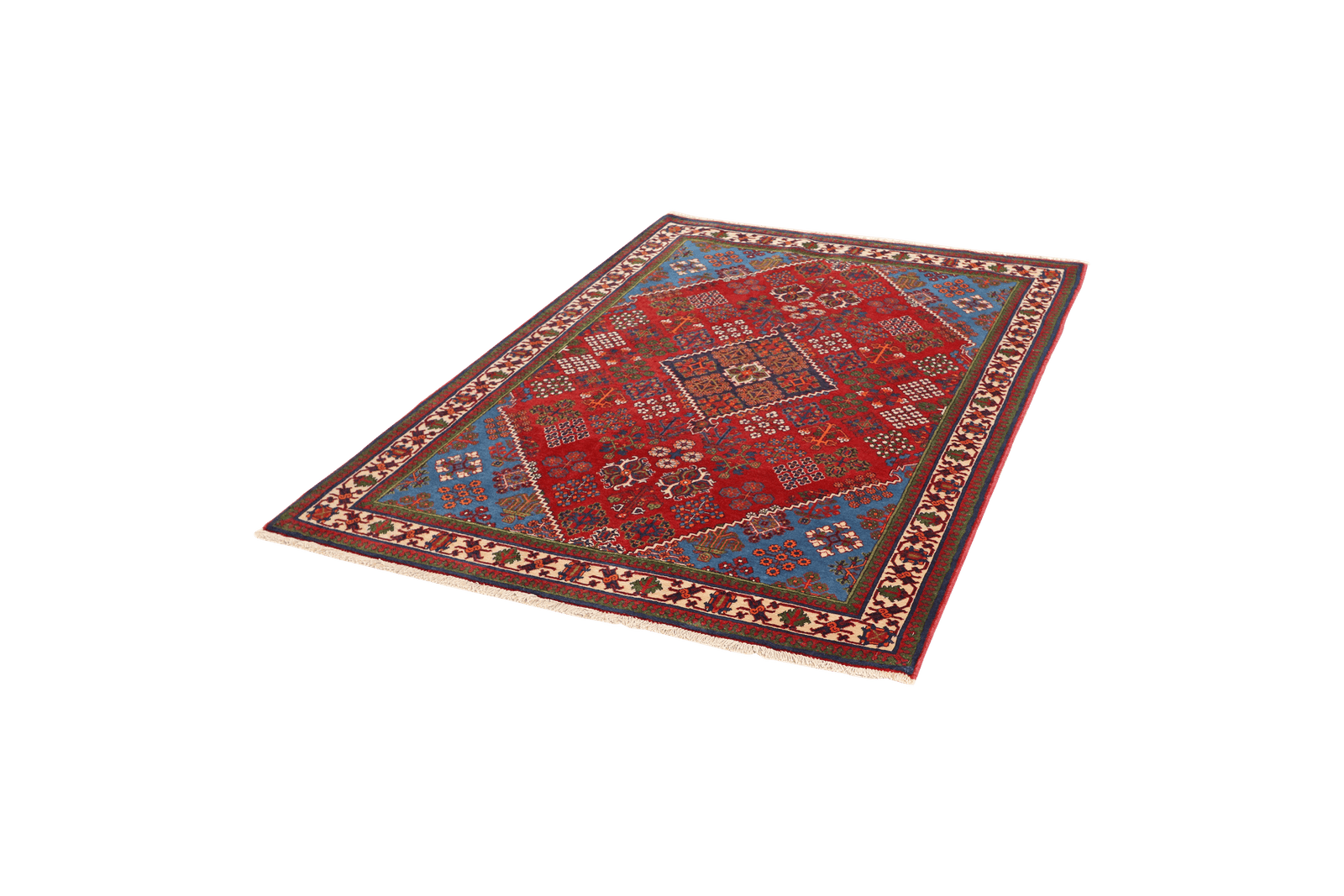 Meymeh — Hand-knotted, 121x172 cm, Red, 100% Virgin Wool | View 5