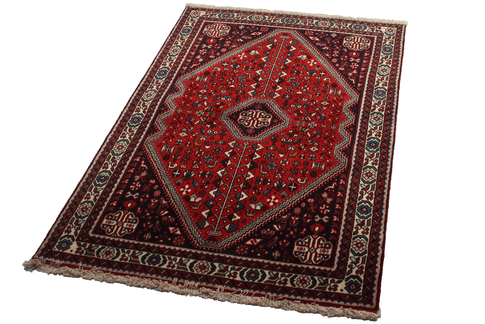 Abadeh — Hand-knotted, 100x149 cm, Red, 100% Virgin Wool | View 8