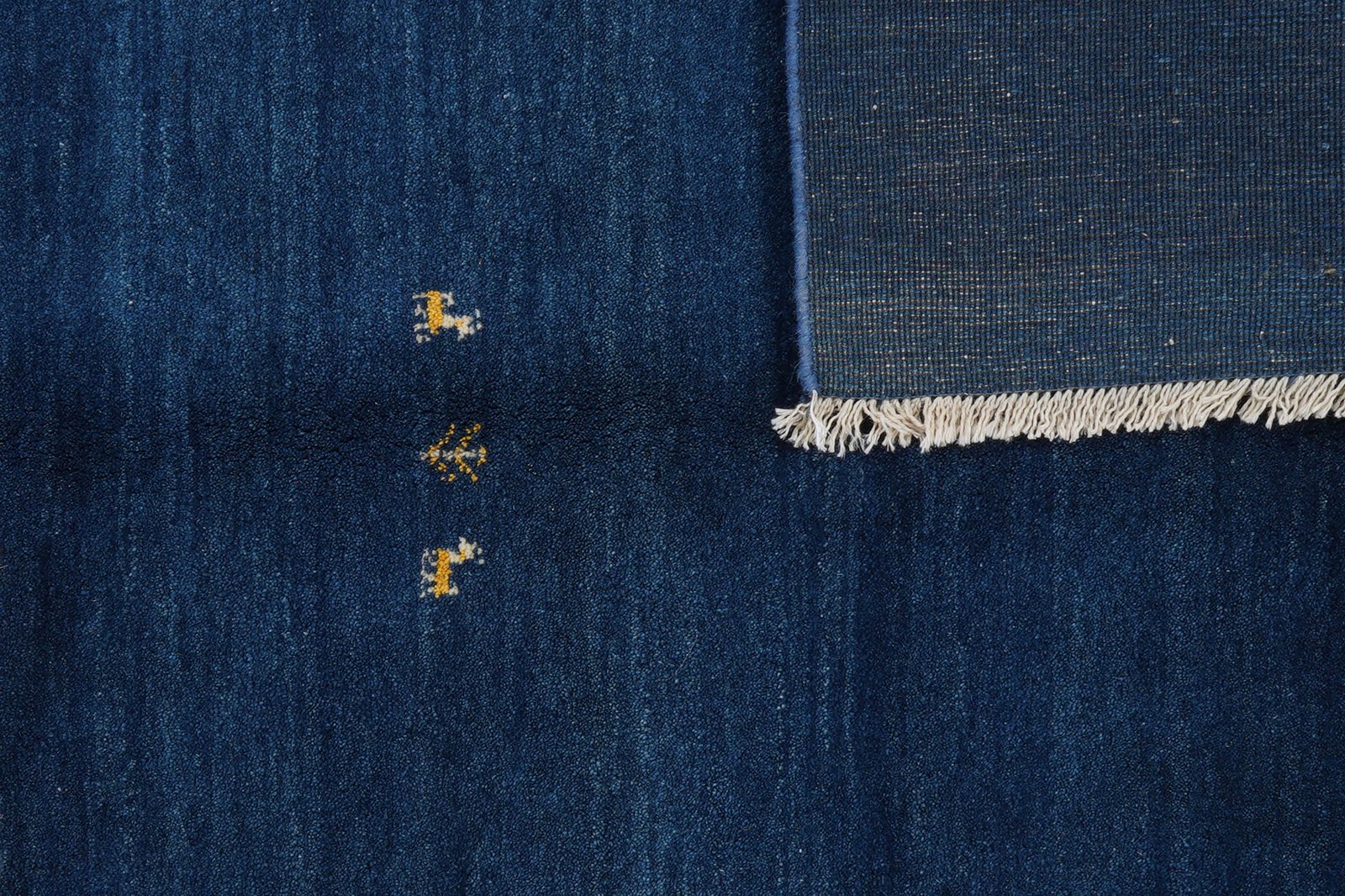 Gabbeh — Hand-knotted, 158x201 cm, Blue, 100% Virgin Wool | View 6