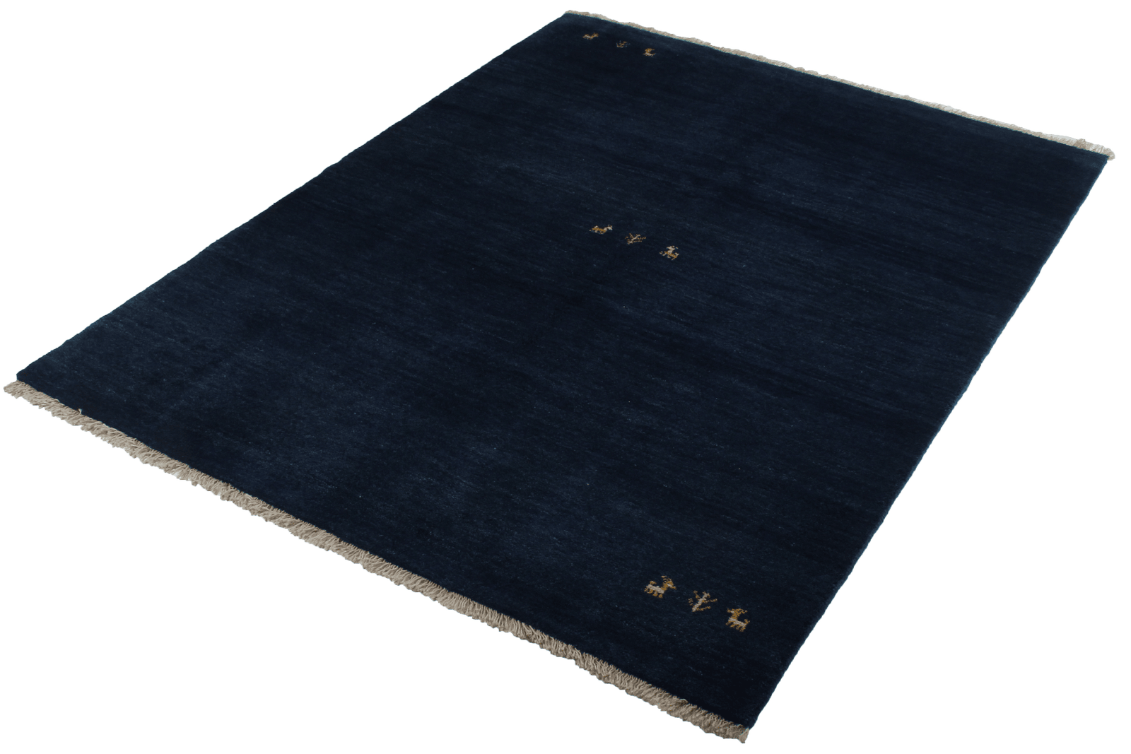 Gabbeh — Hand-knotted, 158x201 cm, Blue, 100% Virgin Wool | View 8