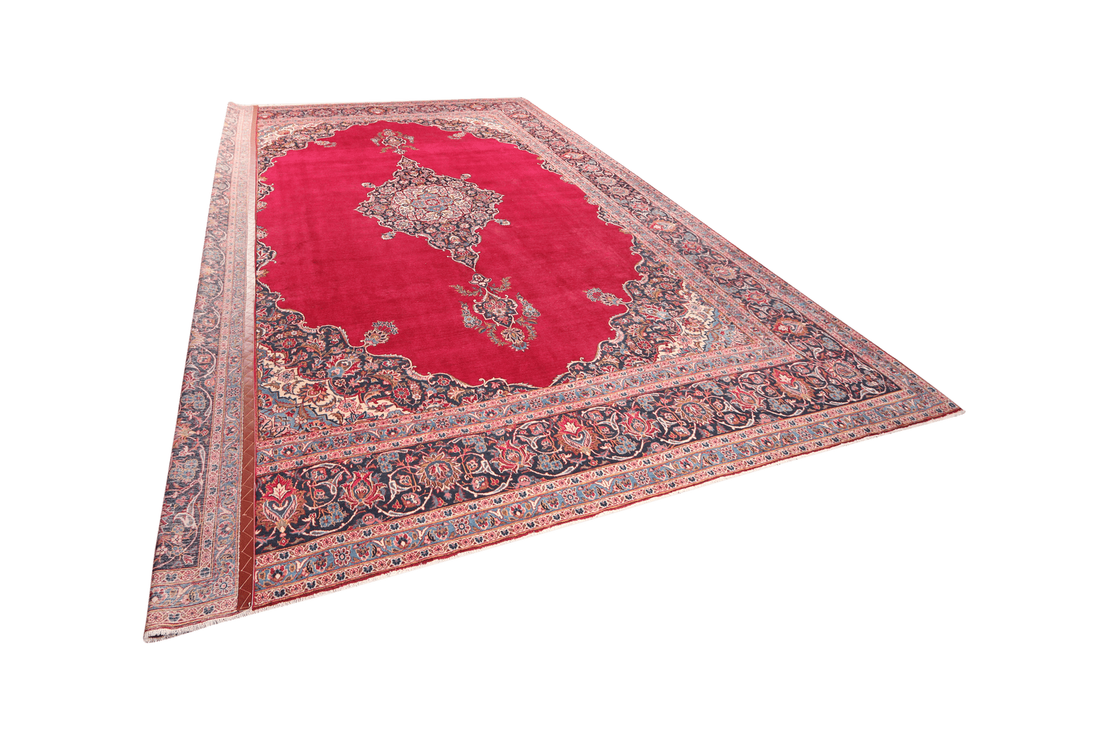 Kashan — Hand-knotted, 324x432 cm, Red, 100% Virgin Wool | View 5
