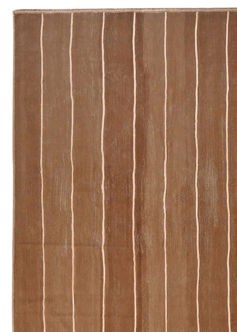 Kelim Afshar — Handmade, 249x345 cm, Brown, 100% Virgin Wool | View 3