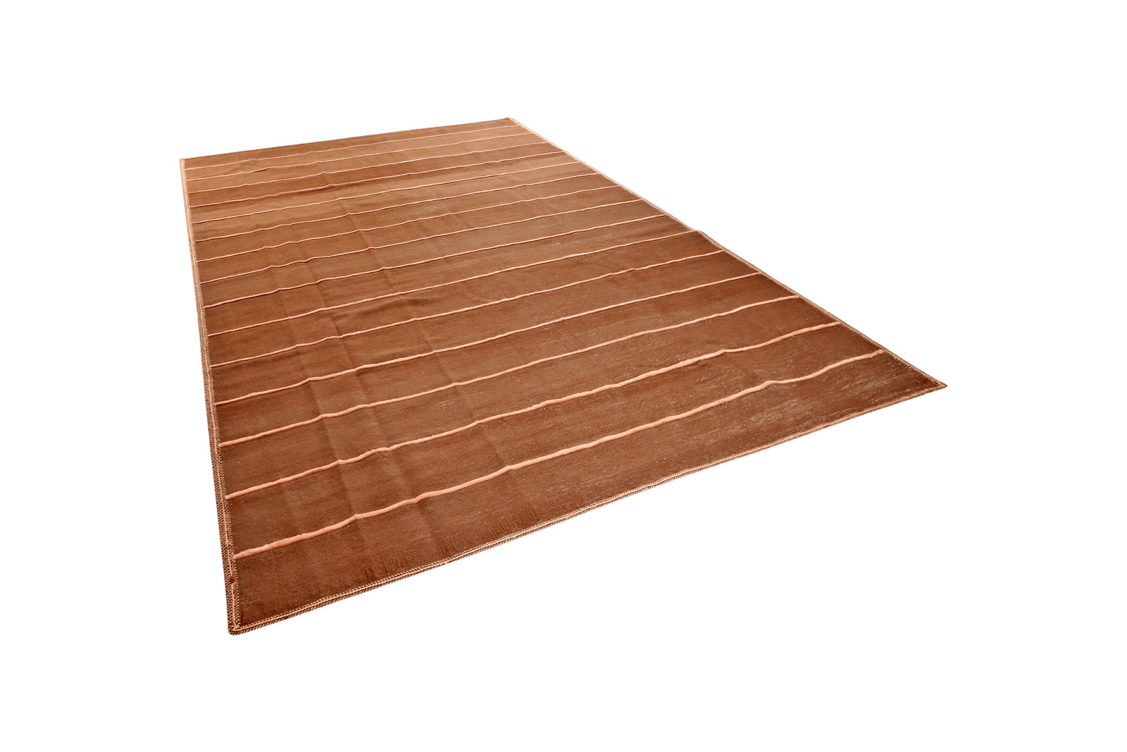 Kelim Afshar — Handmade, 249x345 cm, Brown, 100% Virgin Wool | View 5