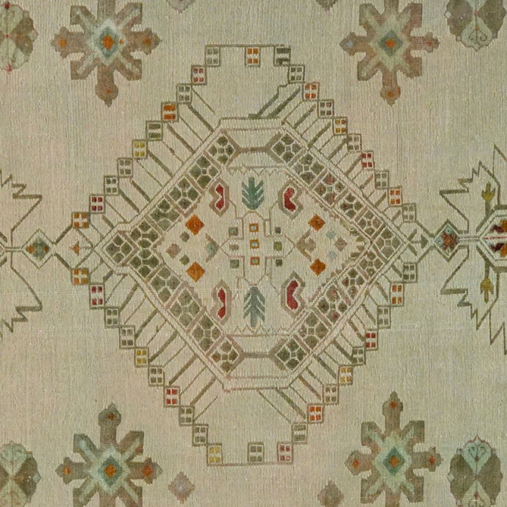 Kelim Belutch — Handmade, 231x299 cm, Green, 100% Virgin Wool | View 4
