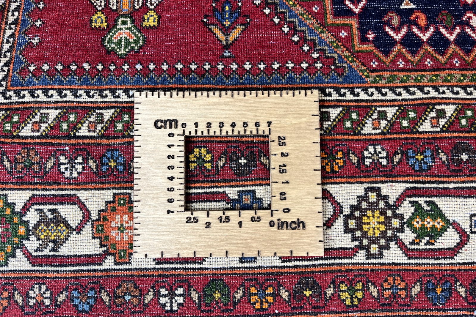 Nasrabad — Hand-knotted, 141x207 cm, Blue, 100% Virgin Wool | View 11