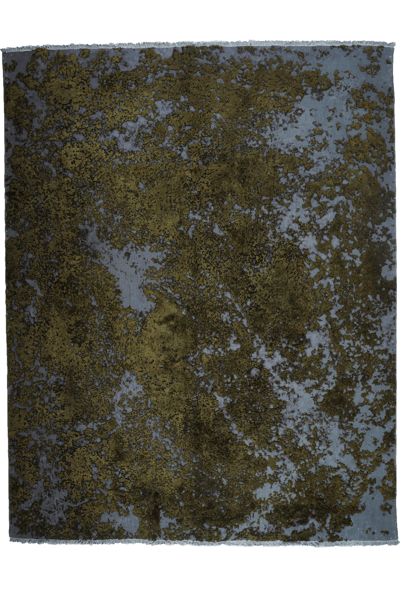 Vintage — Hand-knotted, 186x237 cm, Green, 100% Virgin Wool | Main view