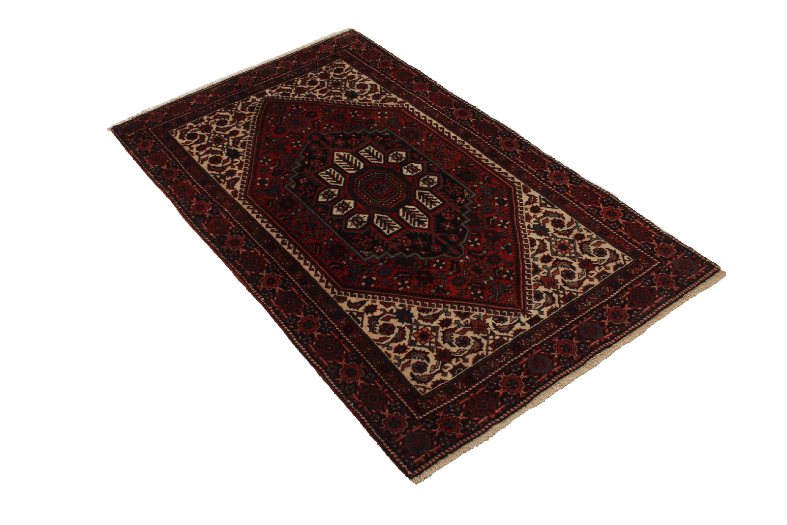 Goltuk — Hand-knotted, 95x163 cm, Red, 100% Virgin Wool | View 5