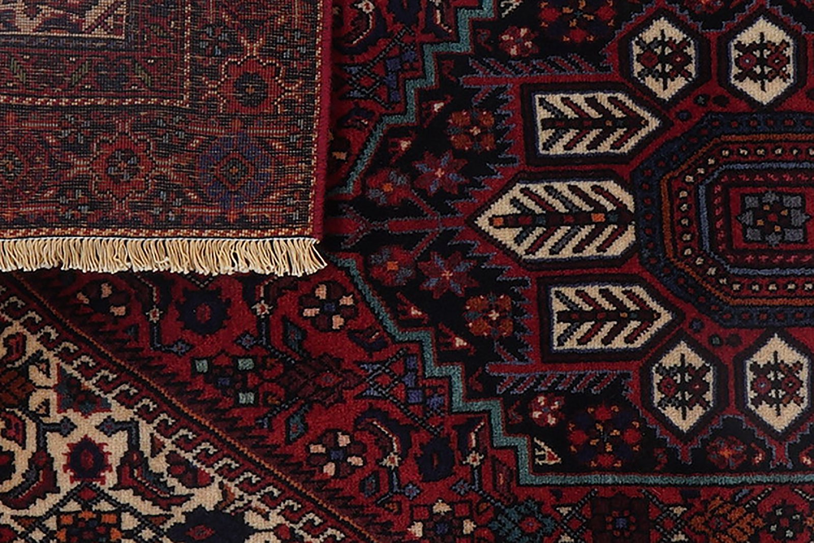 Goltuk — Hand-knotted, 95x163 cm, Red, 100% Virgin Wool | View 7