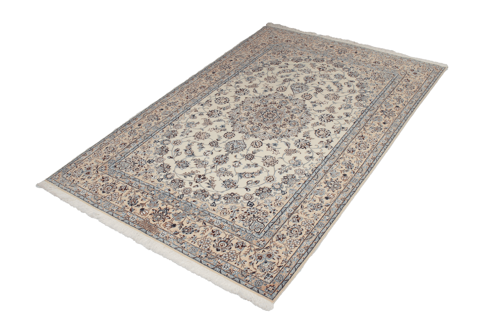 Nain 6La — Hand-knotted, 127x197 cm, Beige, 100% Virgin Wool | View 5