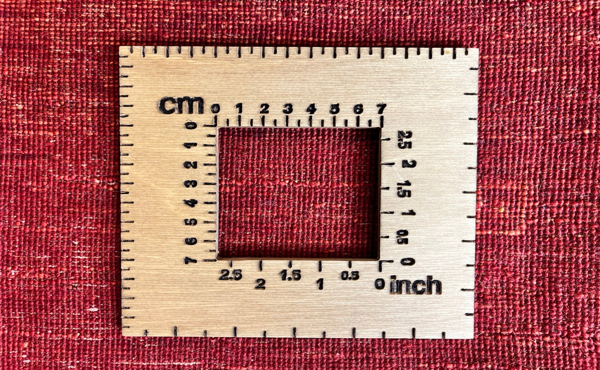 Rizbaf — Hand-knotted, 147x158 cm, Red, 100% Virgin Wool | View 11