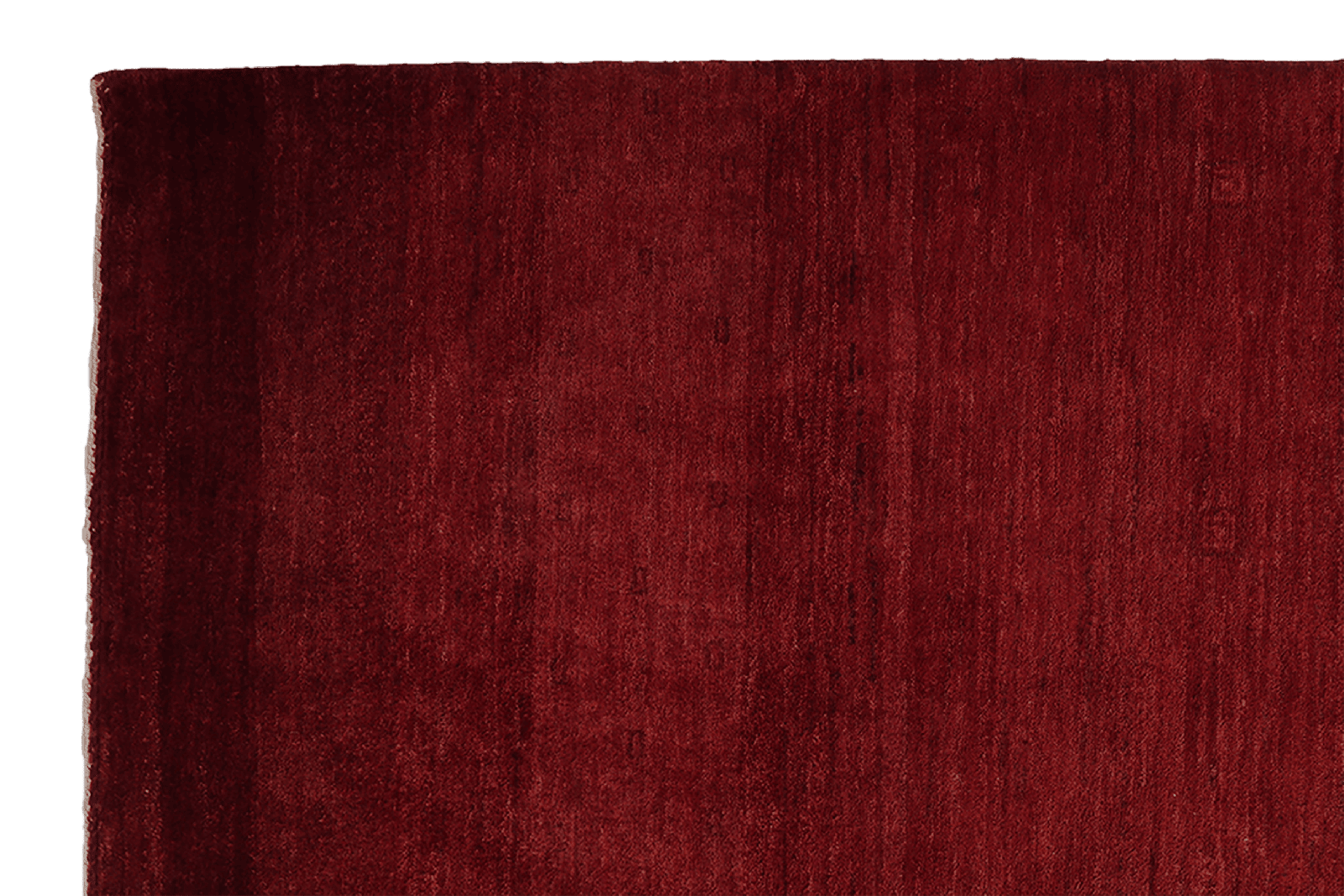 Rizbaf — Hand-knotted, 147x158 cm, Red, 100% Virgin Wool | View 3