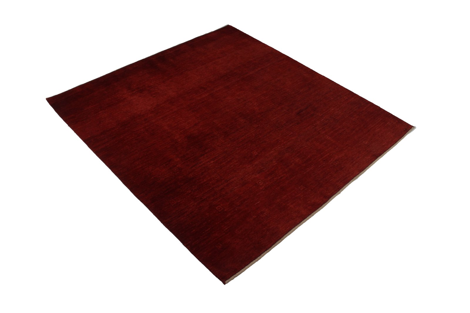 Rizbaf — Hand-knotted, 147x158 cm, Red, 100% Virgin Wool | View 4