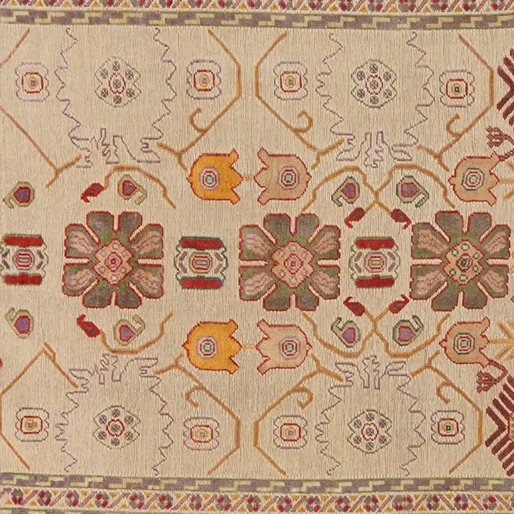 Kelim Belutch — Handmade, 235x278 cm, Beige, 100% Virgin Wool | View 4