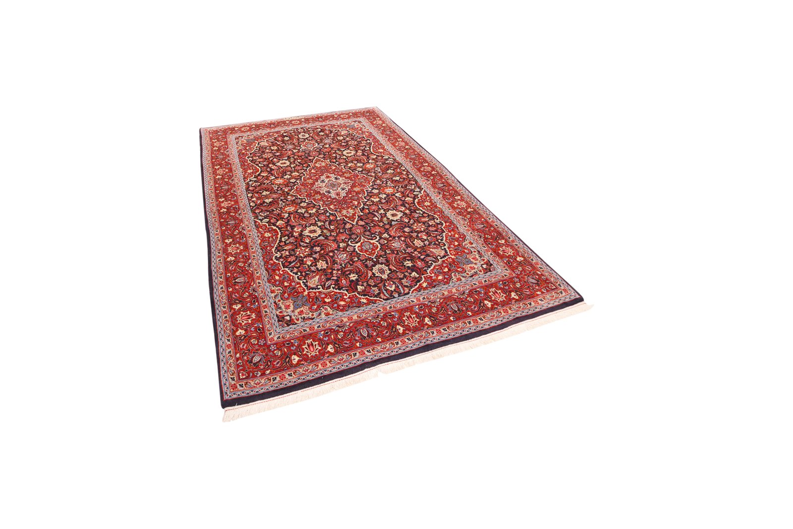 Ghazvin — Hand-knotted, 155x237 cm, Blue, 100% Virgin Wool | View 5