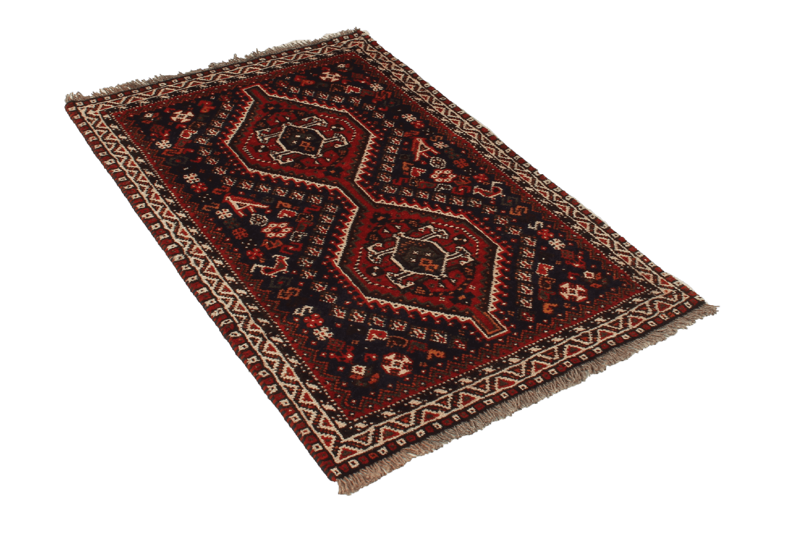 Shiraz — Hand-knotted, 80x124 cm, Blue, 100% Virgin Wool | View 4